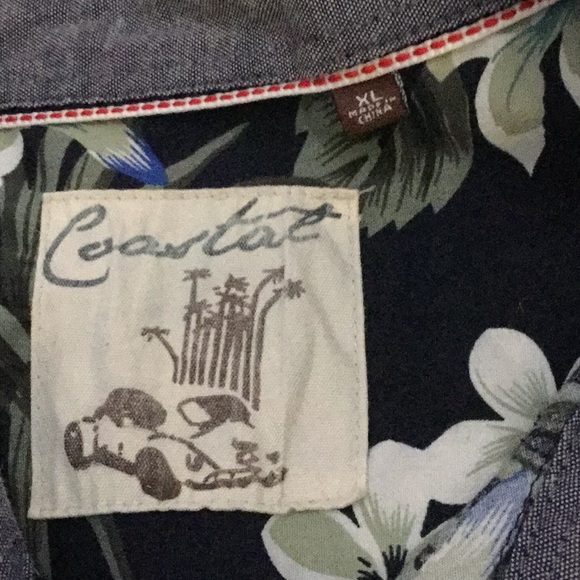 🌴Awesome Vintage Style Coastal Size Xlarge Fun to Wear Unisex Hawaiian Top 🌴 - Picture 8 of 9